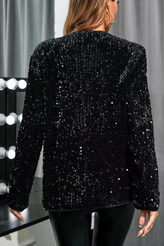Blazer de lentejuelas