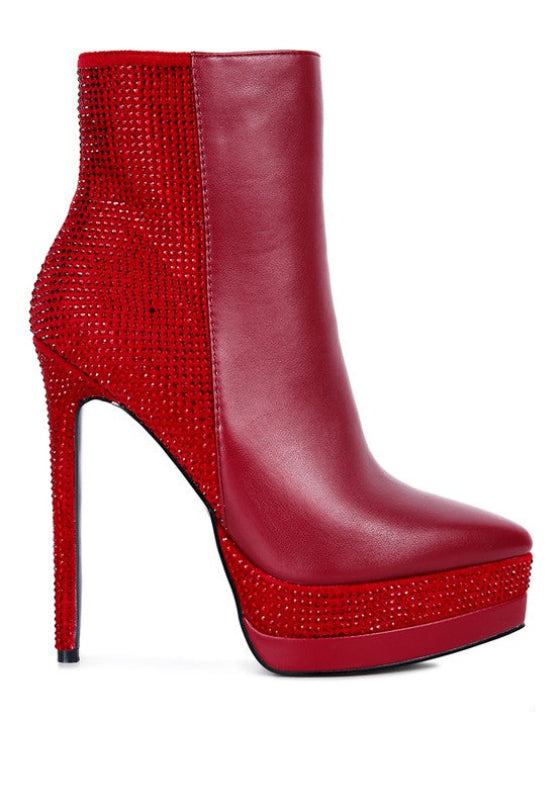 Demantra High Platform Ankle Boots