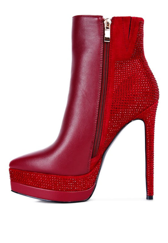 Demantra High Platform Ankle Boots