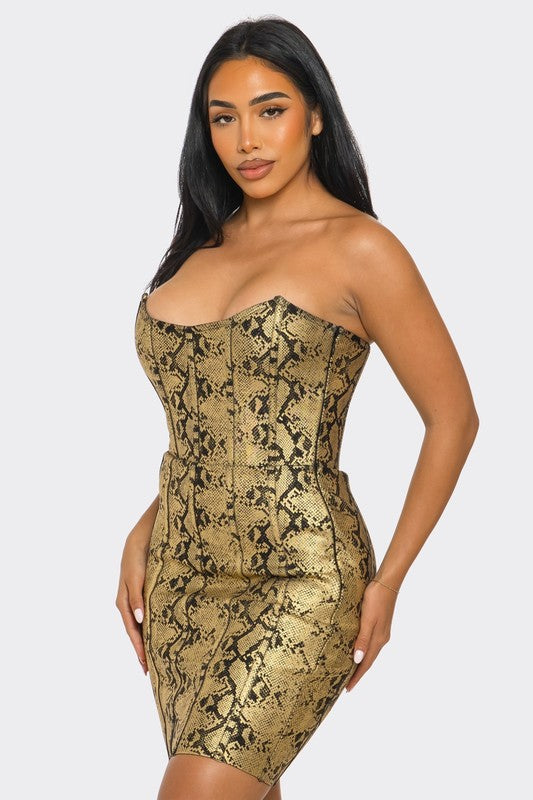 1 vestido ajustado Serpentine Glamour