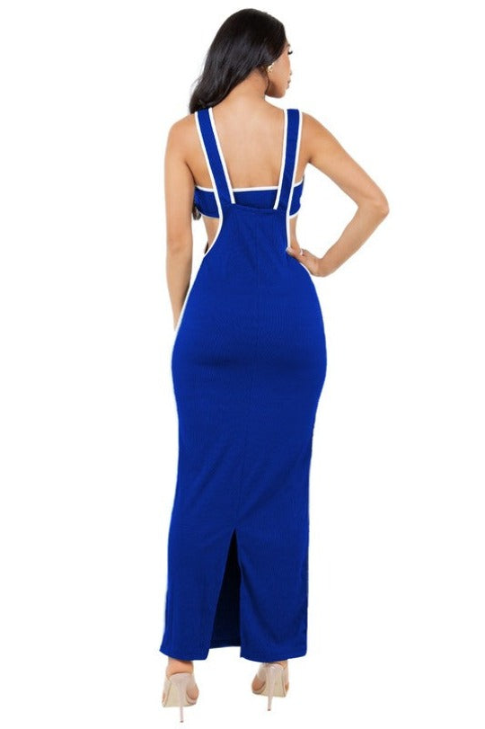Conjunto de dos piezas de vestido con top de tubo corto