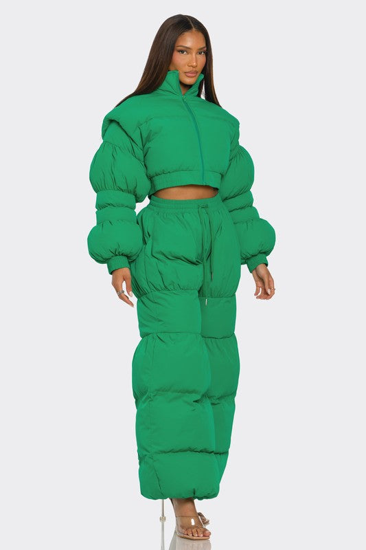 Iconic Puff Chic Two Piece Puff Set