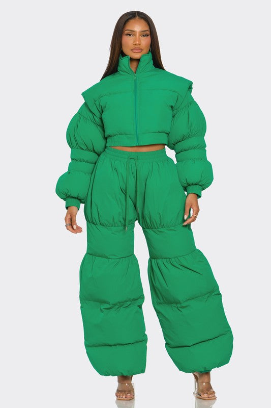 Iconic Puff Chic Two Piece Puff Set