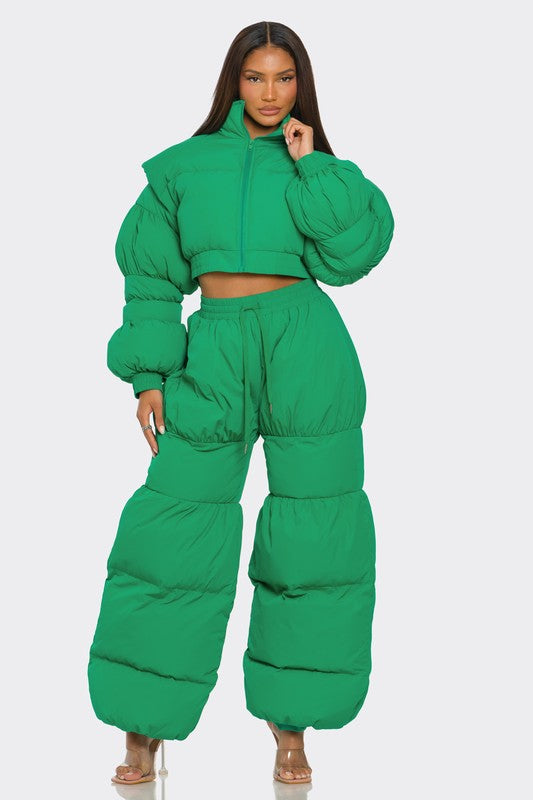 Iconic Puff Chic Two Piece Puff Set