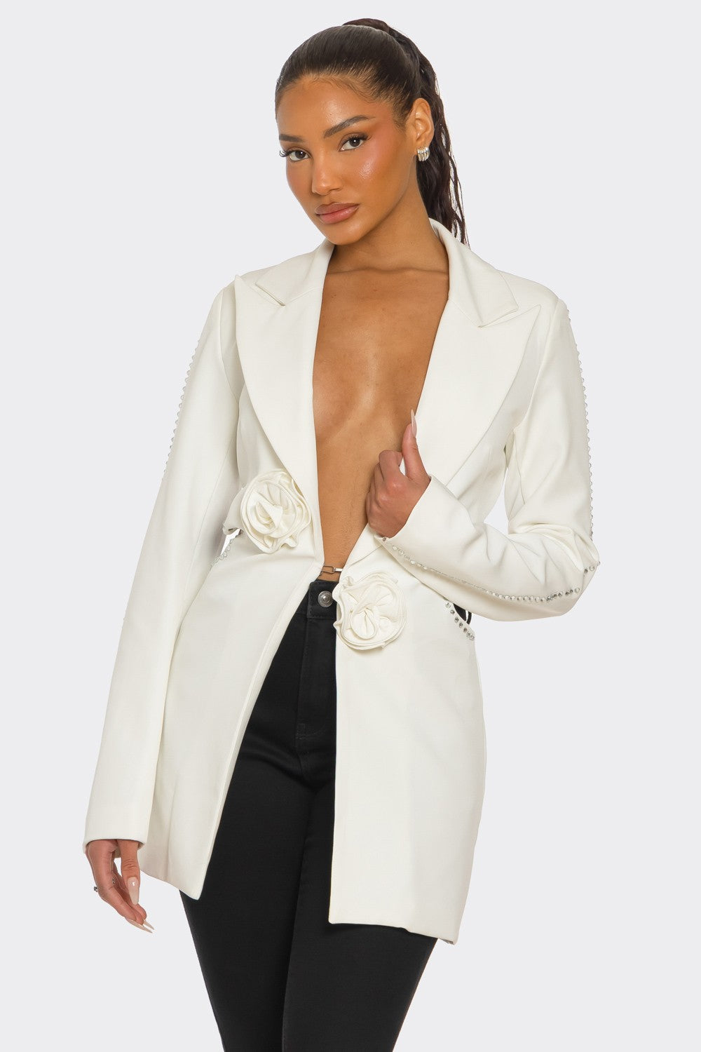 Sculpted Elegance Blazer