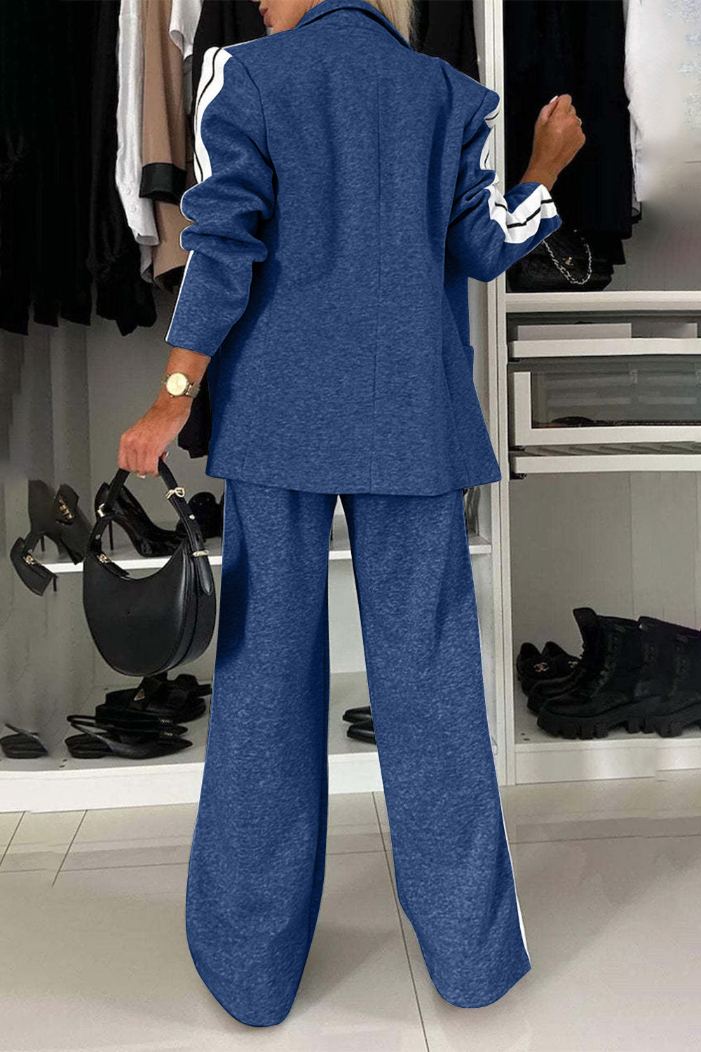 Women’s Boss Moves Contrast Two-Piece Pants Set