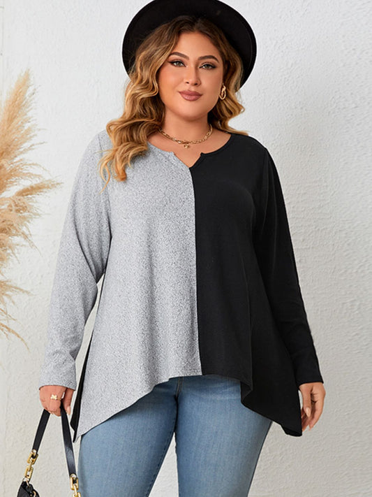 Women’s Honey Kiss Notched Neck Top