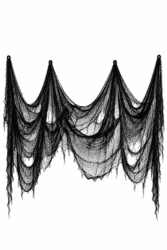 Halloween Midnight Haunt Large Spider Web Cloth