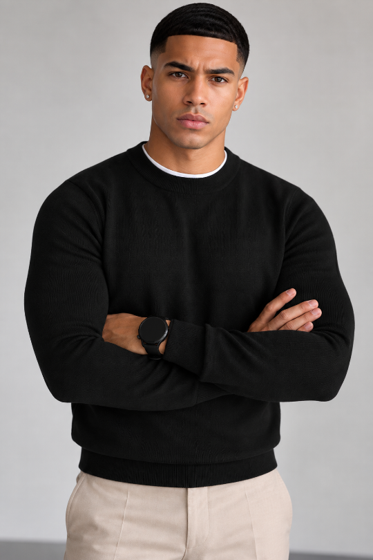 Men’s Coreline Ribbed Knit Sweater