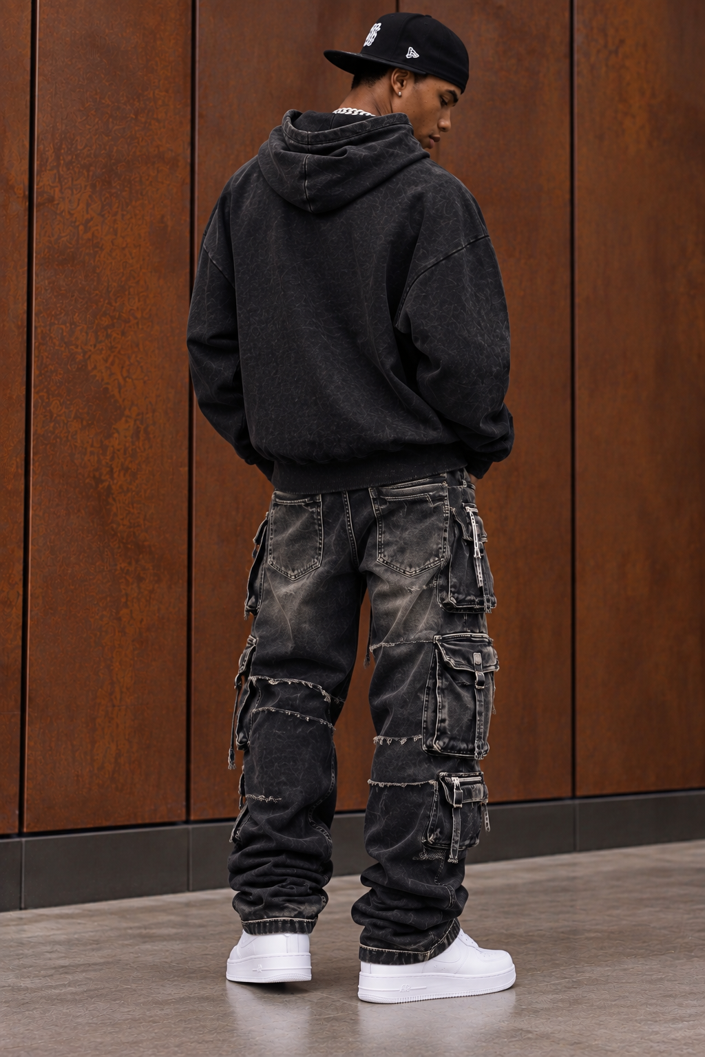 Men’s Full Court Oversized Graphic Hoodie