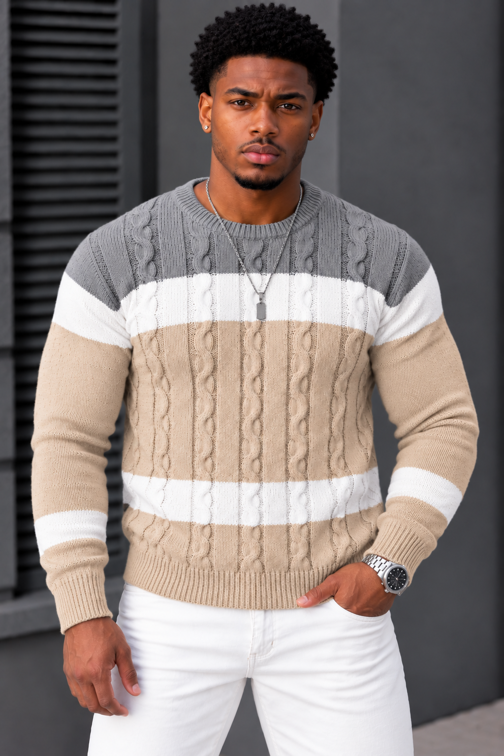 Men’s Off Grid Cable Knit Sweater