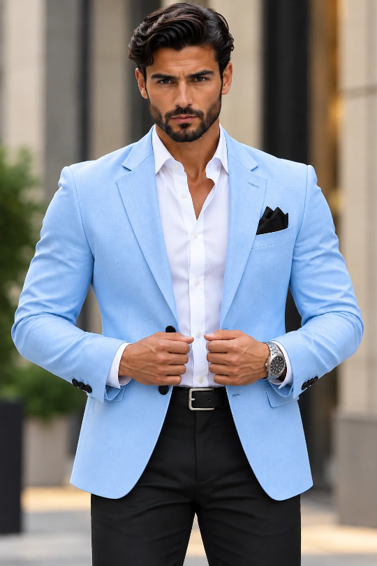 Men’s Sky Code Business Blazer Jacket