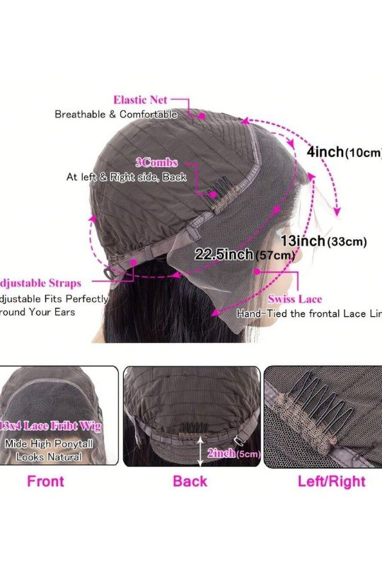 Brazilian Lace Frontal Water Wave Wig