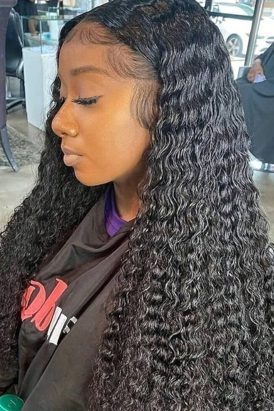 Brazilian Lace Frontal Water Wave Wig
