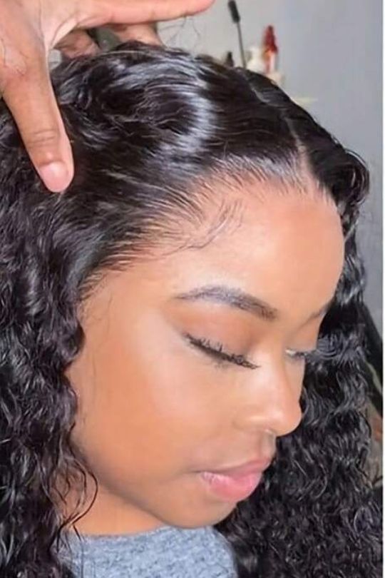 Brazilian Lace Frontal Water Wave Wig