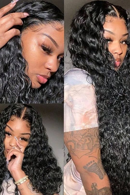 Brazilian Lace Frontal Water Wave Wig