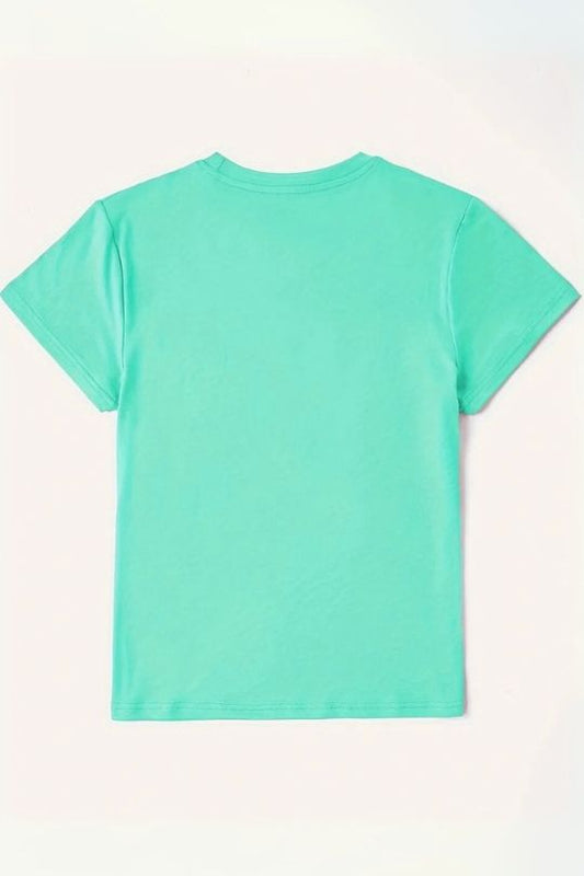 Camiseta gráfica de cuello redondo de 1983