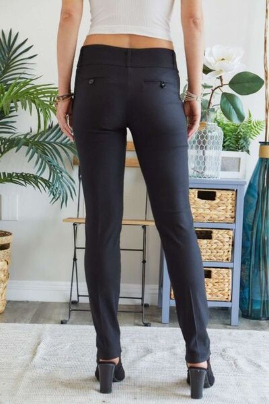 Women's Mid Rise Casual Dress Pants