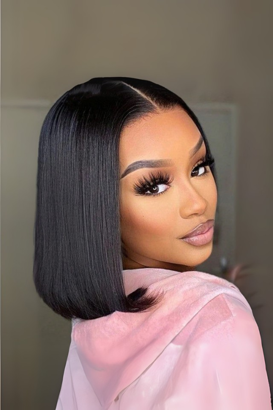 12 Inch Full Short BOB Heat-Resistant Wig