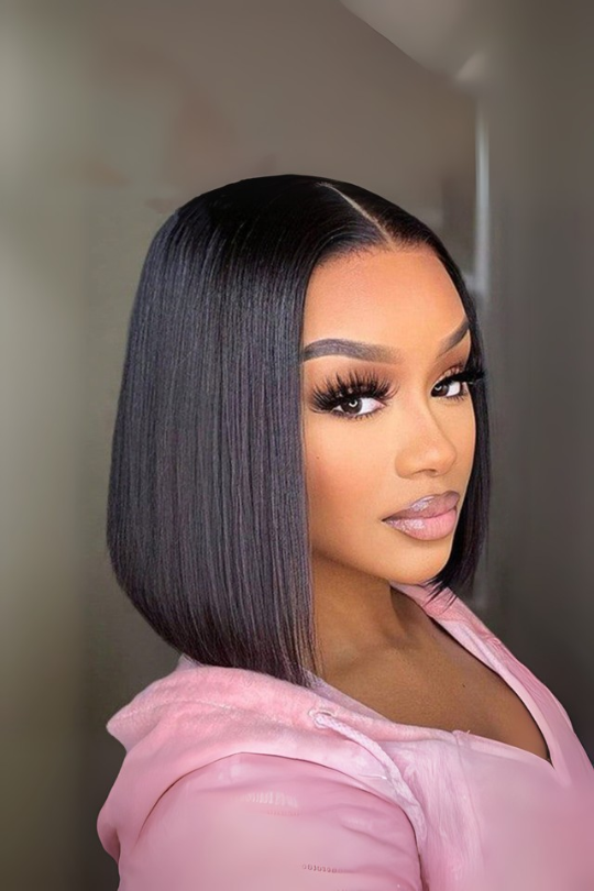 12 Inch Full Short BOB Heat-Resistant Wig
