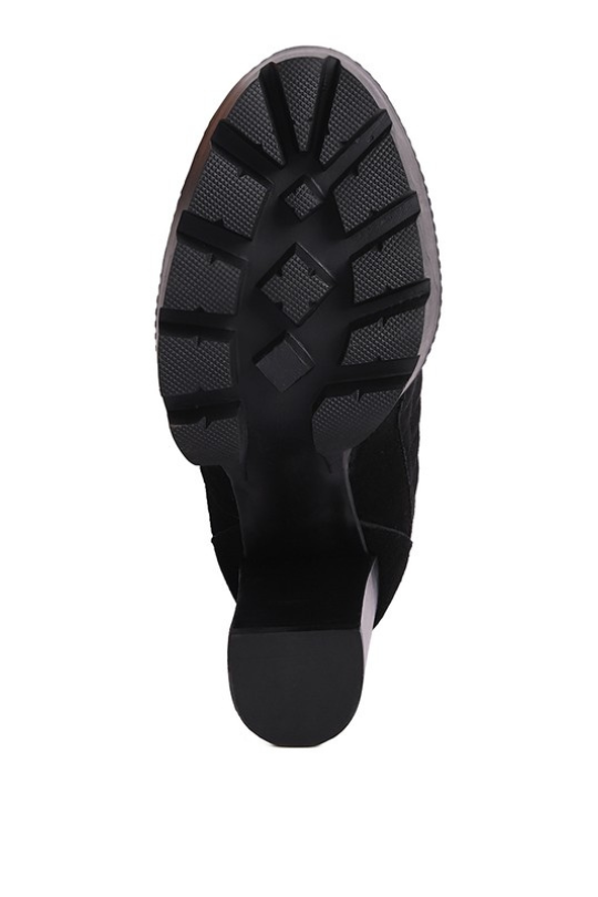 Women's Quilted Fine Suede Ankle Boots