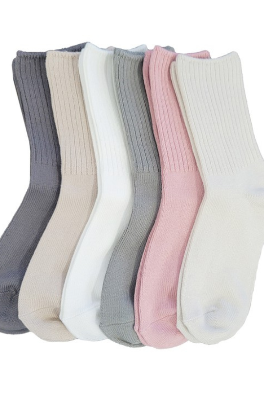 Calcetines de algodón estilo bambú acogedores