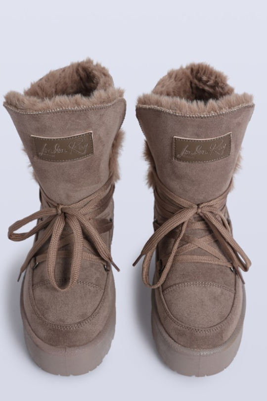 Lola Faux Fur Platform Snow Boots