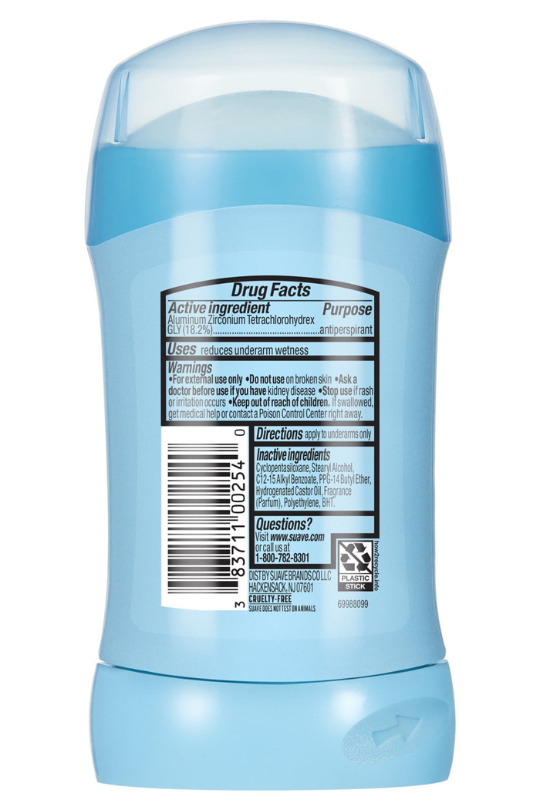 Suave Antiperspirant Deodorant For Women, 48hr Protection, Sweet Pea & Violet, 1.2 oz