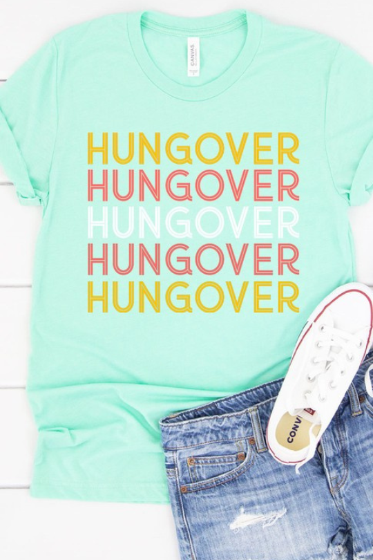 Camiseta gráfica con resaca