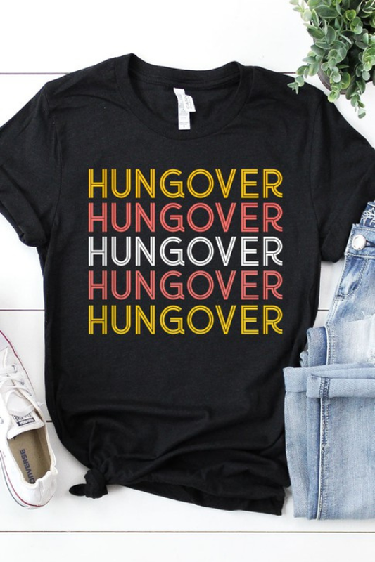 Camiseta gráfica con resaca