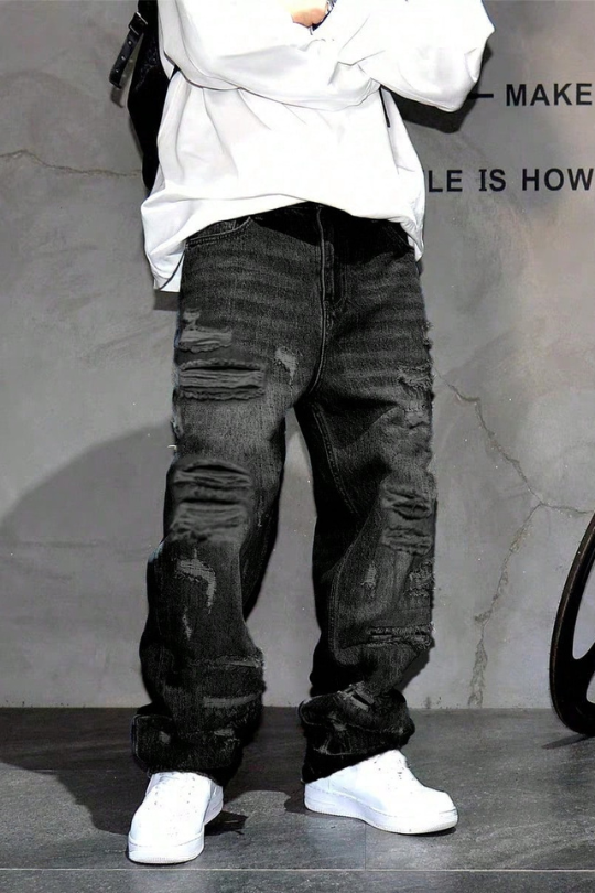 Men’s Aftershock Wide Leg Jeans