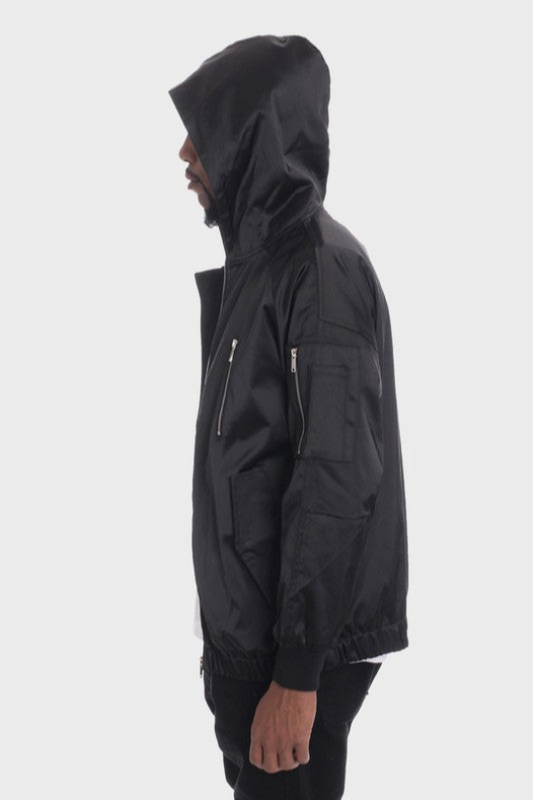 The Apex Satin Utility Windbreaker