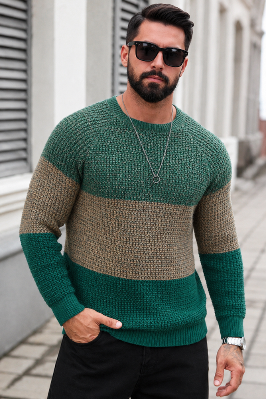 Men’s Rogue Block Raglan Knit Sweater