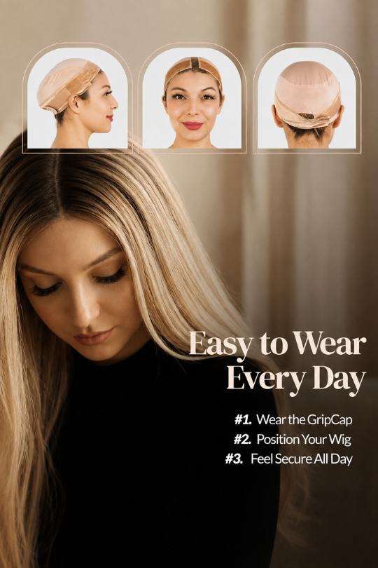 Women’s Barely There Lace-Lock Wig Band