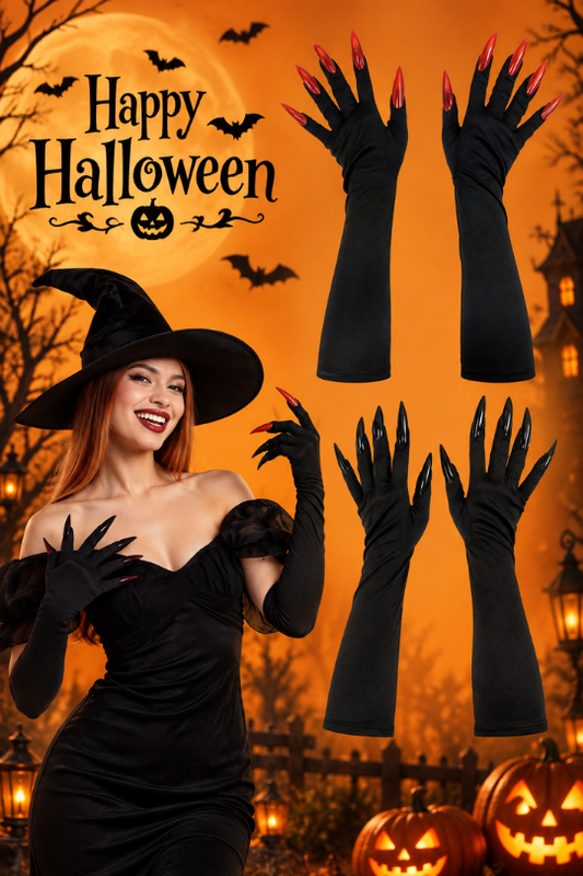 Women’s Wicked Halloween Claw Nail Gloves