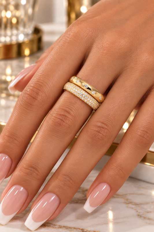 Sasha Stacked Ring Set