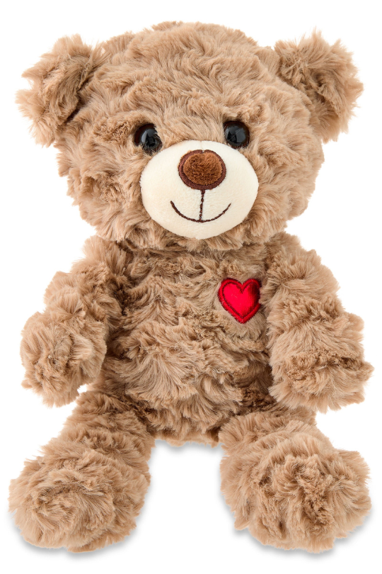 Valentine's Day Small Brown Plush Bear