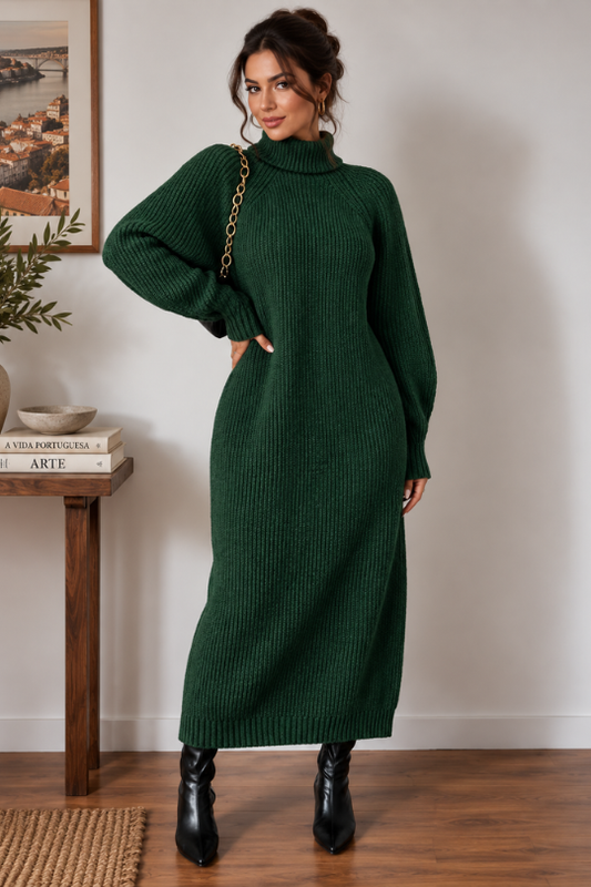 Women’s After Hours High-Neck Sweater Dress