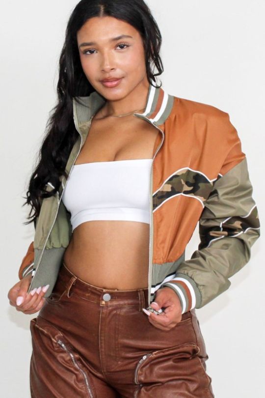 Women's Multicolor Detailed Long Sleeve Jacket