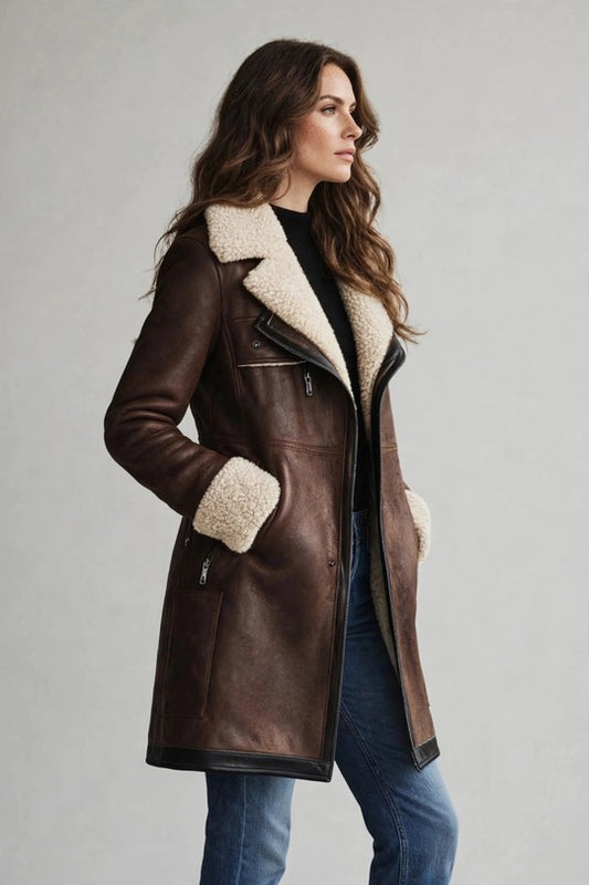 Timberline Sherpa Faux Leather Jacket