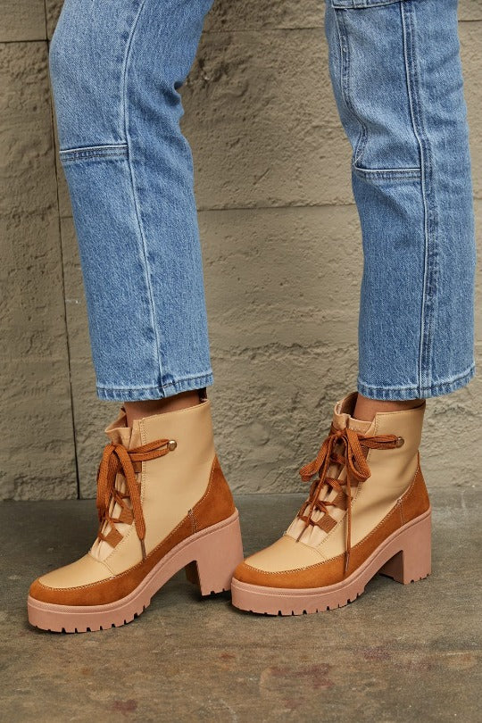 Women's Lux Lace Up Ankle Booties