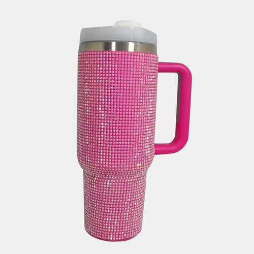 Rhinestone Stainless Steel Tumbler Cup