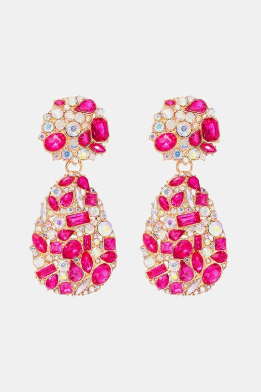Elegant Tear Shaped Dangle Earrings