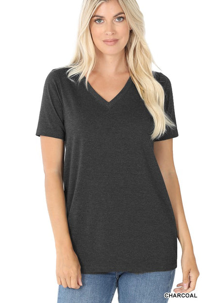 Women's Cotton V-Neck Short Sleeve T-Shirts