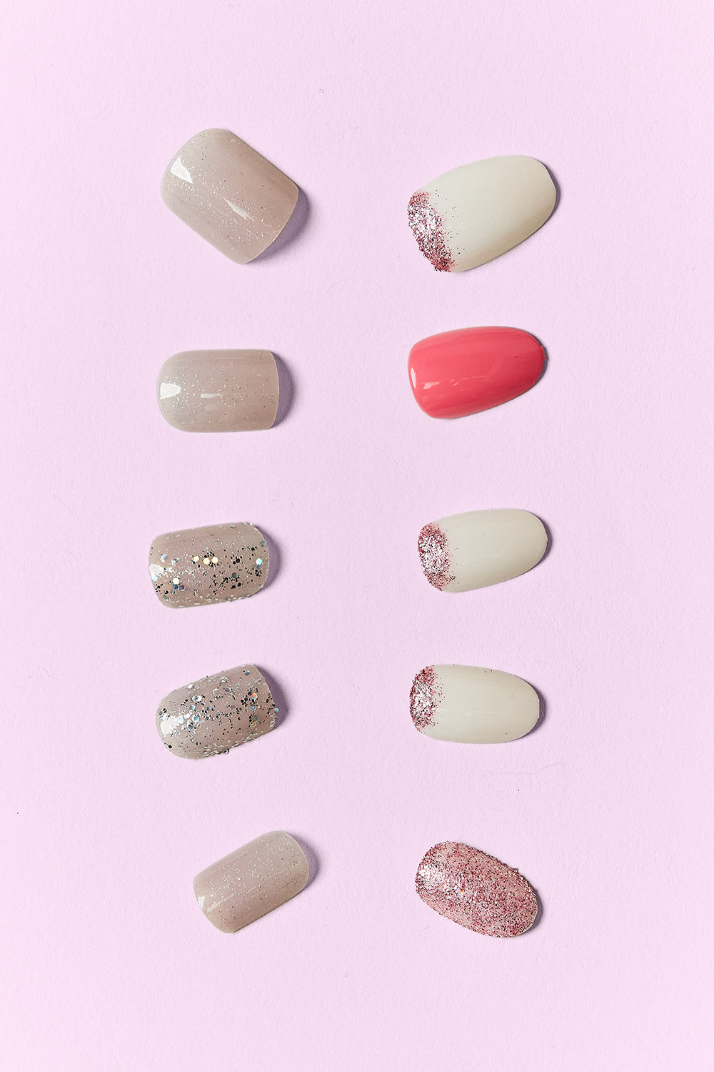 Uñas postizas SO PINK BEAUTY, 2 paquetes