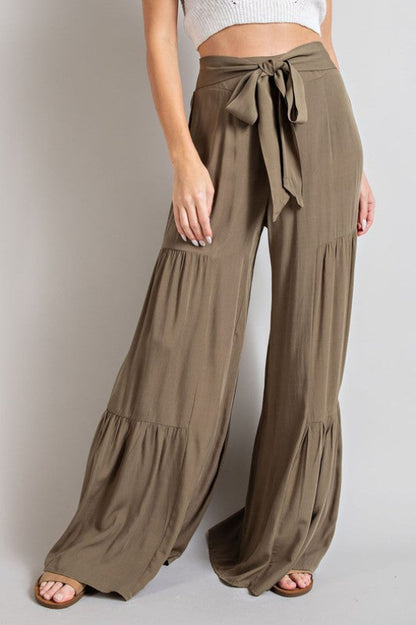 Wild Flower Flared Leg Pants