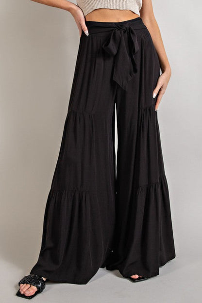 Wild Flower Flared Leg Pants