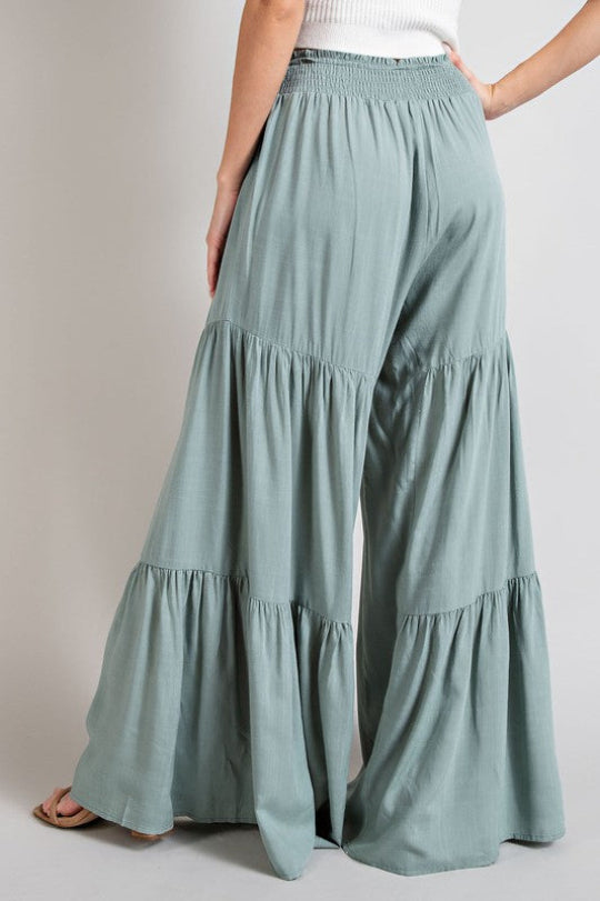 Wild Flower Flared Leg Pants