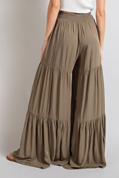 Wild Flower Flared Leg Pants