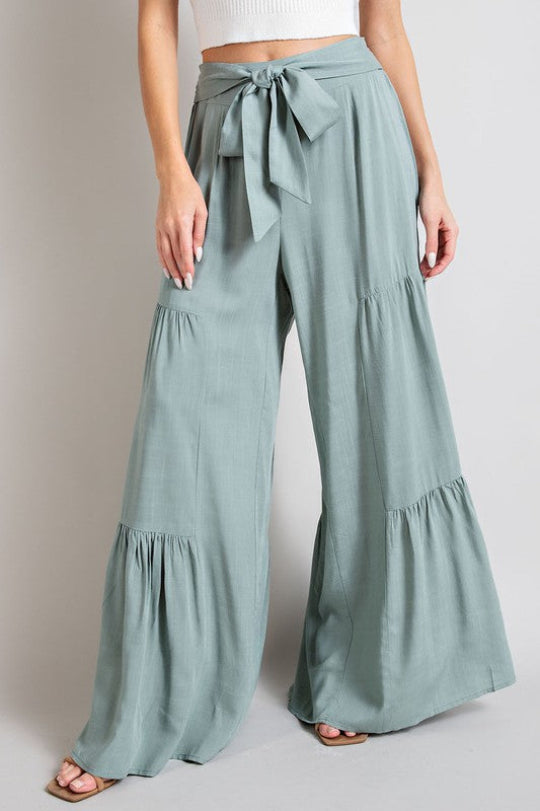 Wild Flower Flared Leg Pants